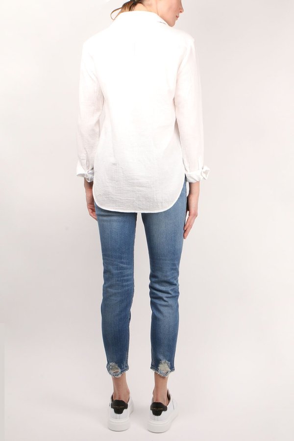 amannna Bleecker Shirt - White amannna Bleecker Shirt - White