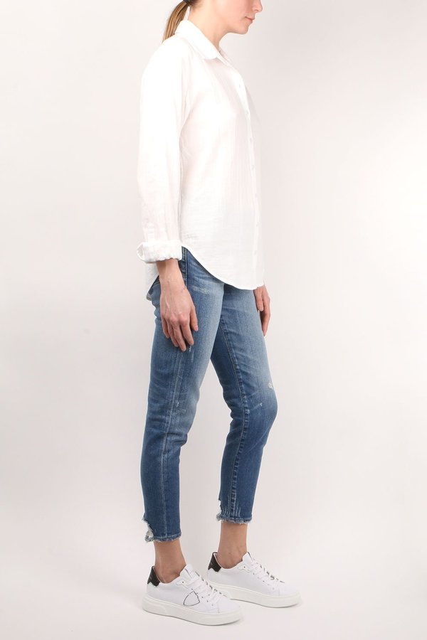 amannna Bleecker Shirt - White amannna Bleecker Shirt - White