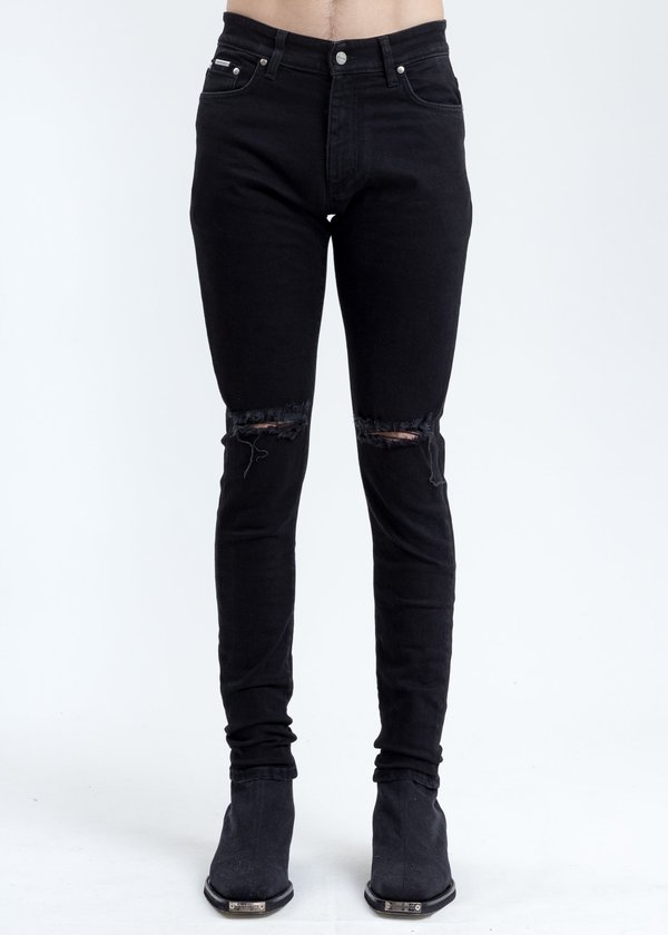 represent destroyer denim black