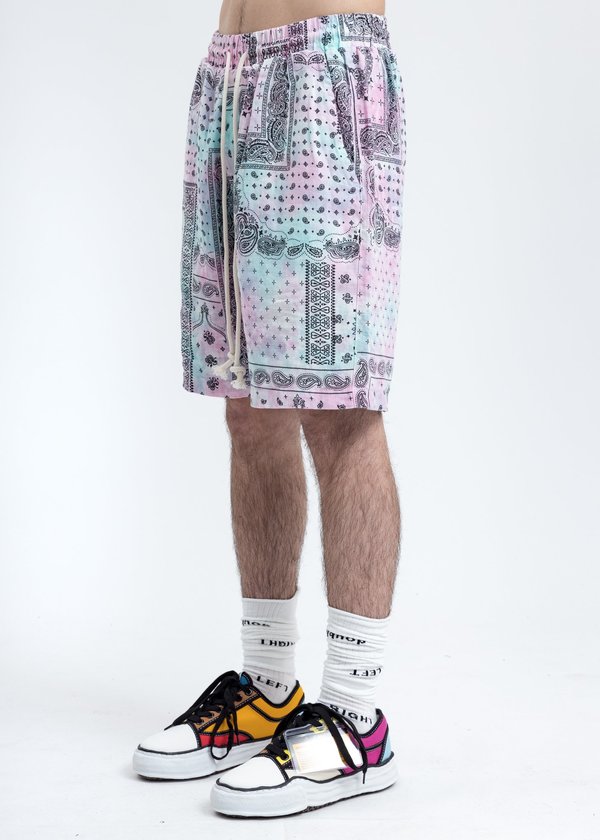 Black Lux Paisley Patchwork Shorts - Multi Black Lux Paisley Patchwork Shorts - Multi