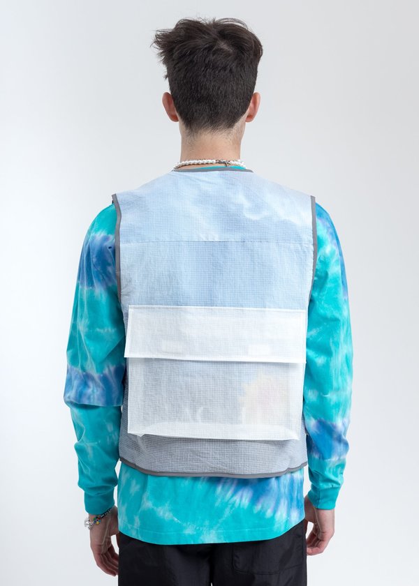 Black Lux Translucent Vest - Blue Black Lux Translucent Vest - Blue