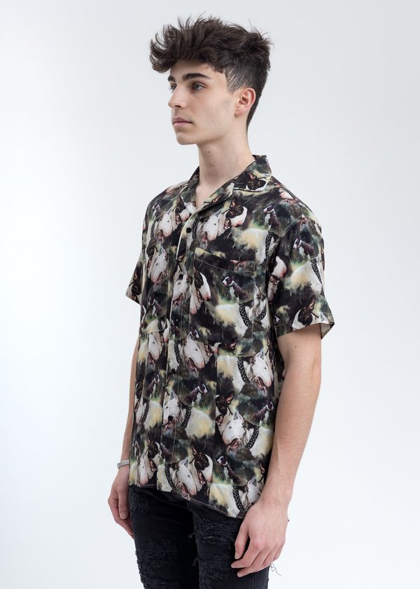 Represent Terrier Camo Short Sleeve Shirt Represent Terrier Camo Short Sleeve Shirt