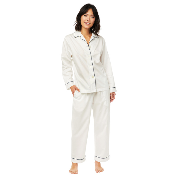 Cat's Pajamas Classic PJs - White Cat's Pajamas Classic PJs - White
