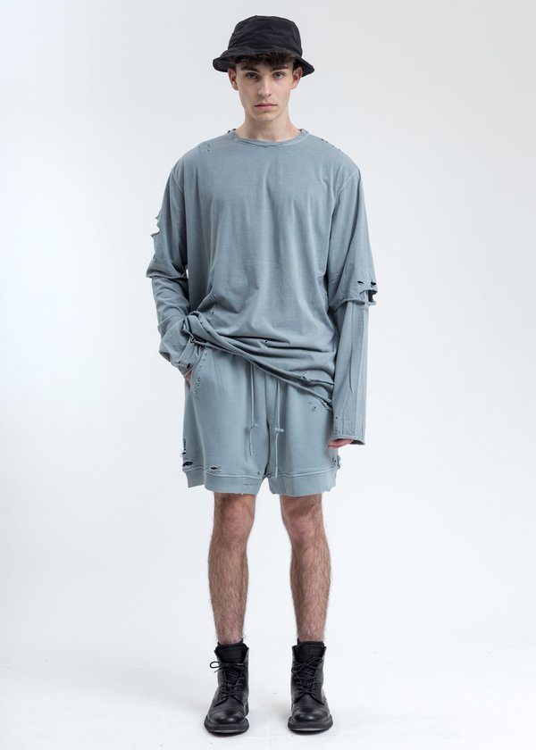C2H4 Crooked Panelled Bucket Hat - Black C2H4 Crooked Panelled Bucket Hat - Black