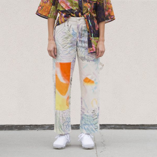 Collina Strada Chason Pant - Scribble Denim Collina Strada Chason Pant - Scribble Denim