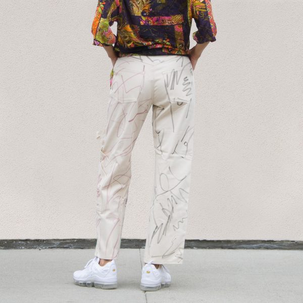 Collina Strada Chason Pant - Scribble Denim Collina Strada Chason Pant - Scribble Denim