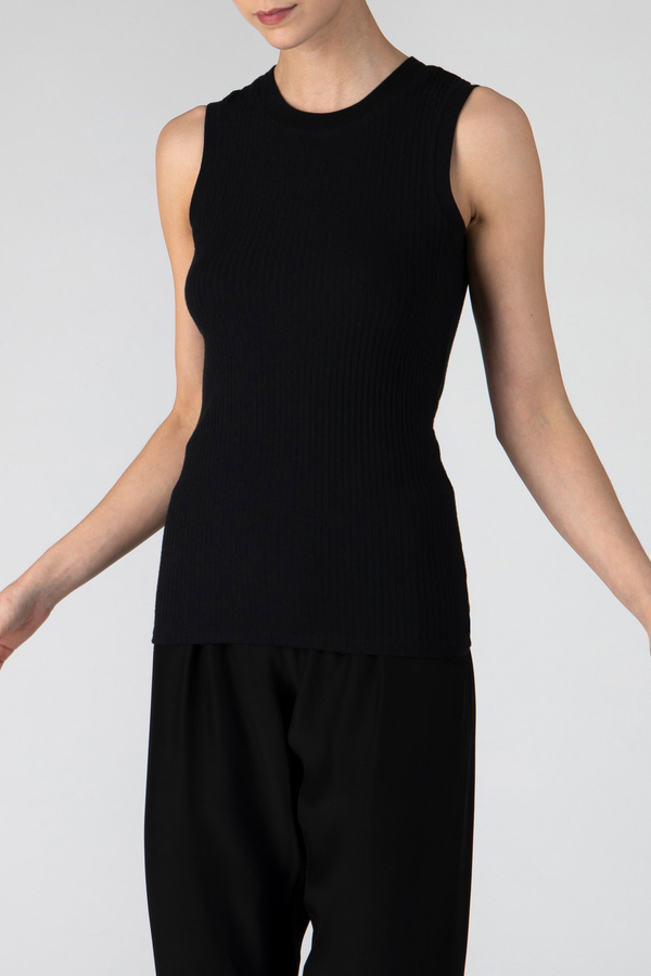 ATM Micromodal Wide Rib Tank - Black ATM Micromodal Wide Rib Tank - Black