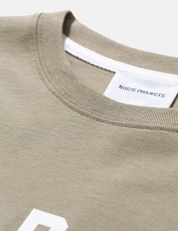 Norse Projects Niels Ivy Logo Pocket T Shirt - Washed Kelp Norse Projects Niels Ivy Logo Pocket T Shirt - Washed Kelp