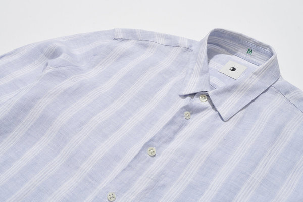 Delikatessen Feel Good Shirt in Stiped Italian Linen Delikatessen Feel Good Shirt in Stiped Italian Linen