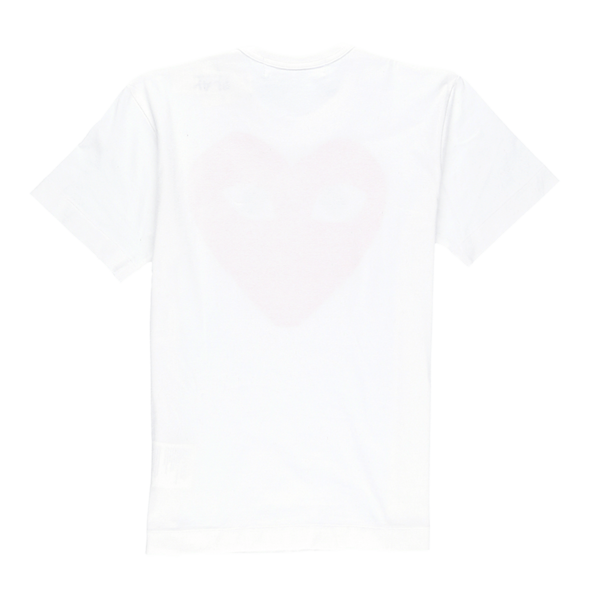 Comme des Garçons Red Heart Play T shirt - White/Red Comme des Garçons Red Heart Play T shirt - White/Red