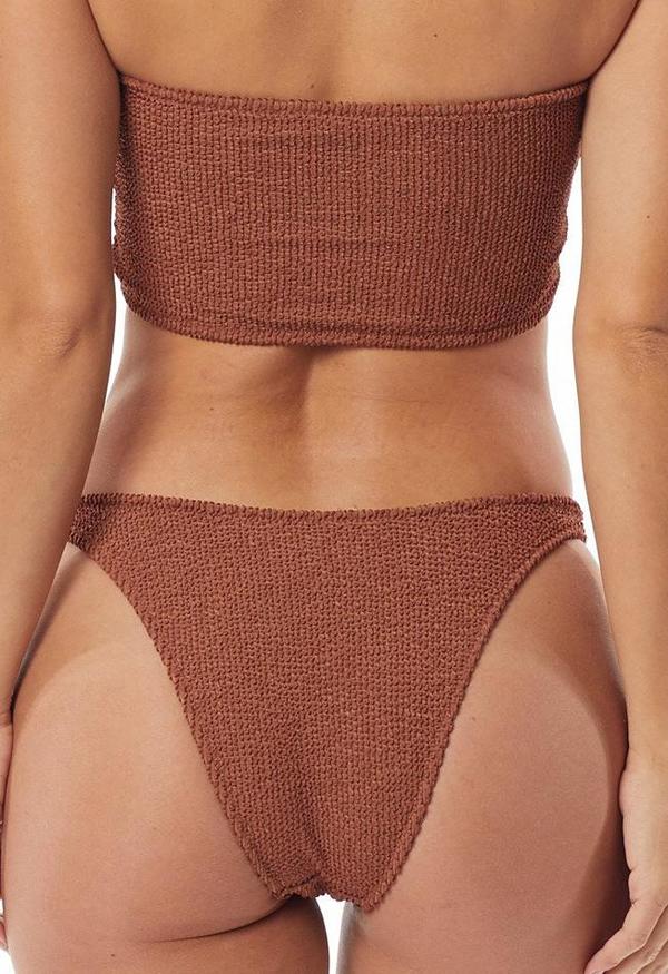 Tori Praver Miranda High-Leg Cheeky - BRONZER Tori Praver Miranda High-Leg Cheeky - BRONZER