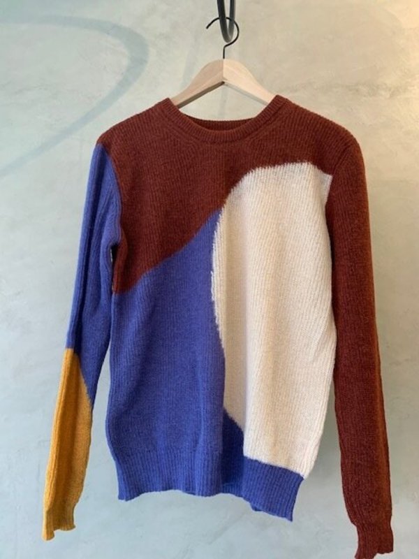Aymara Felice Sweater - Wine/Lilac/Air Aymara Felice Sweater - Wine/Lilac/Air