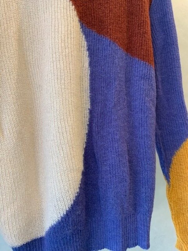 Aymara Felice Sweater - Wine/Lilac/Air Aymara Felice Sweater - Wine/Lilac/Air