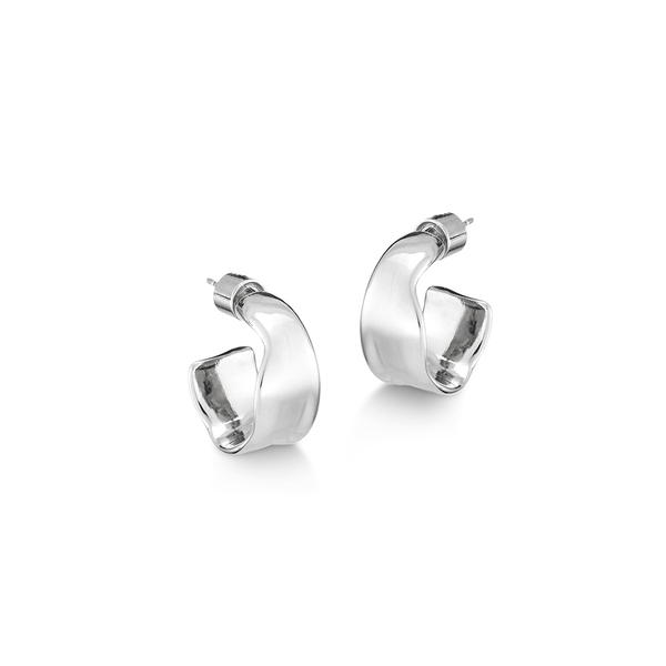 Jenny Bird Ora Hoops - Silver Jenny Bird Ora Hoops - Silver