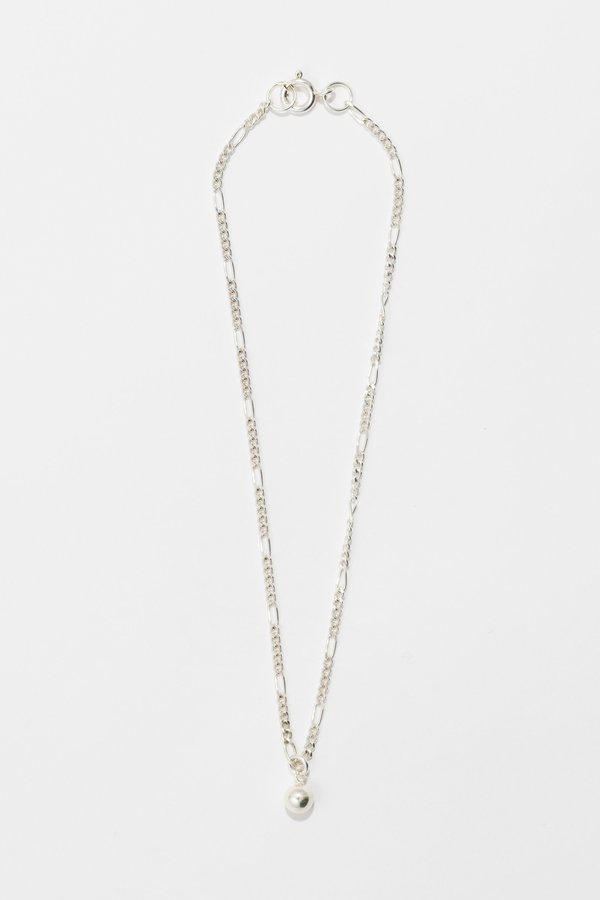 Body Double Wrecking Ball Necklace - Sterling Silver Body Double Wrecking Ball Necklace - Sterling Silver