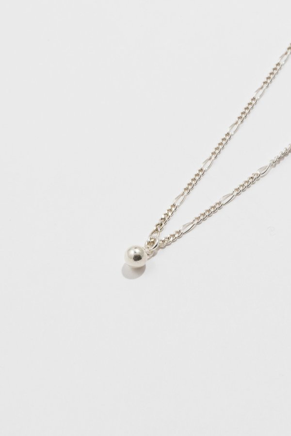 Body Double Wrecking Ball Necklace - Sterling Silver Body Double Wrecking Ball Necklace - Sterling Silver