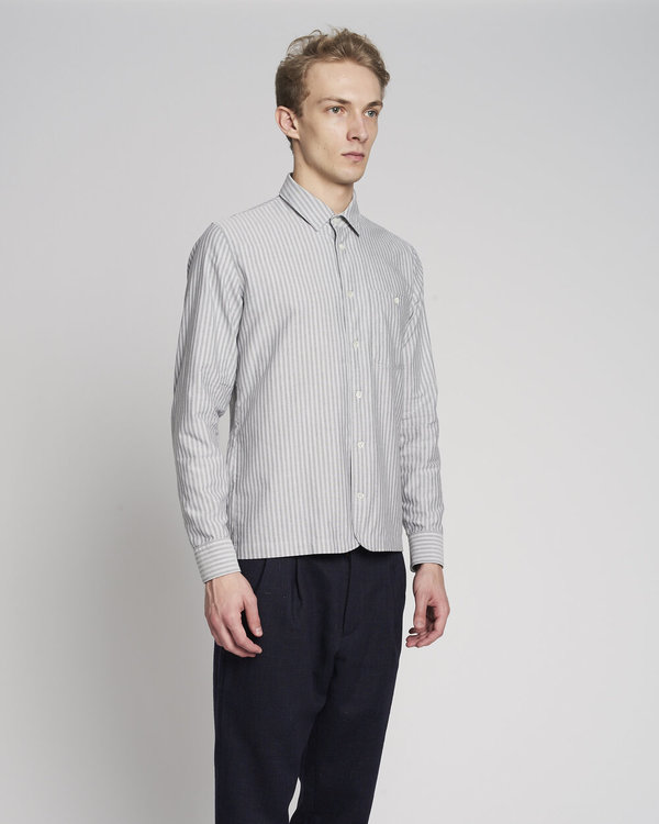 Delikatessen Strong Shirt - Grey Stripe Delikatessen Strong Shirt - Grey Stripe