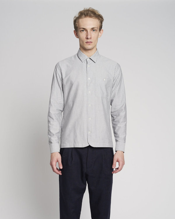 Delikatessen Strong Shirt - Grey Stripe Delikatessen Strong Shirt - Grey Stripe