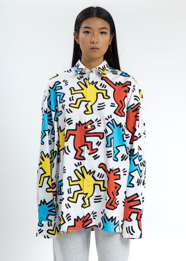 Études Studio Illusion Keith Haring Shirt - White Études Studio Illusion Keith Haring Shirt - White