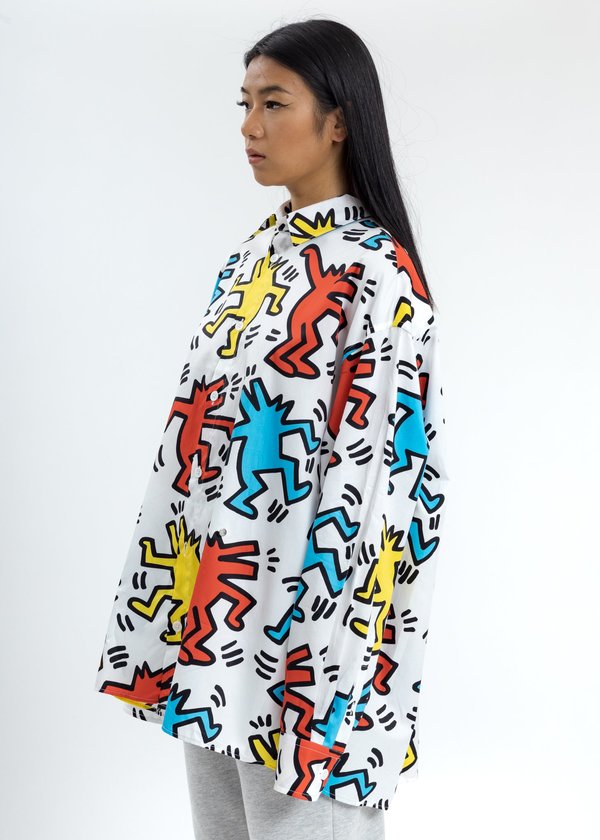 Études Studio Illusion Keith Haring Shirt - White Études Studio Illusion Keith Haring Shirt - White