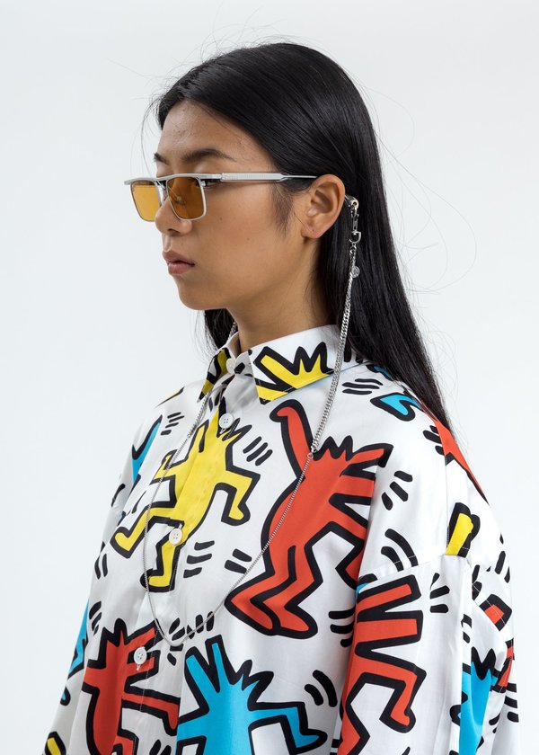 Études Studio Illusion Keith Haring Shirt - White Études Studio Illusion Keith Haring Shirt - White