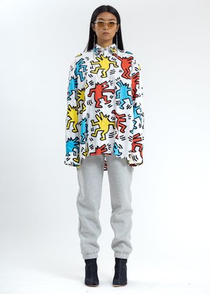 Études Studio Illusion Keith Haring Shirt - White Études Studio Illusion Keith Haring Shirt - White