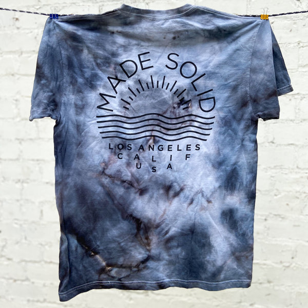 Made Solid SS Logo Tee - Black Tie Dye Made Solid SS Logo Tee - Black Tie Dye
