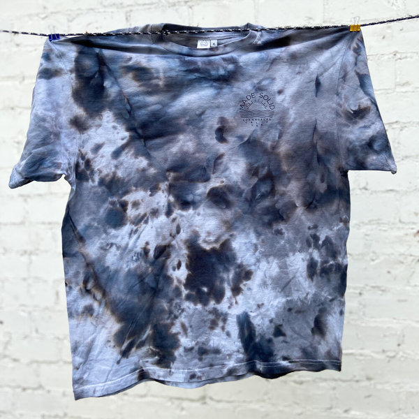 Made Solid SS Logo Tee - Black Tie Dye Made Solid SS Logo Tee - Black Tie Dye