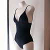 Casa Raki Maggie Maillot - Textured Black - Thumbnail 1
