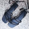 Mari Giudicelli Mica Platform Sandal - Black - Thumbnail 2