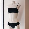 Casa Raki Paula Bikini Bottom - Textured Black - Thumbnail 1