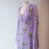 BERNADETTE Sarah Silk Satin Dress - Lilac - Thumbnail 2