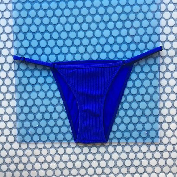 Minimale Animale Mirage Ribbed Bikini Bottom - Electric Blue Minimale Animale Mirage Ribbed Bikini Bottom - Electric Blue
