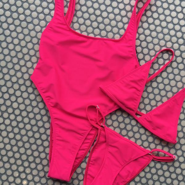 Minimale Animale Nolita 1 Piece - Vivid Pink Minimale Animale Nolita 1 Piece - Vivid Pink
