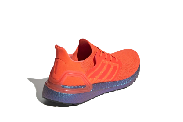 adidas UltraBoost 20 Solar Sneaker - Red/Boost Blue Violet adidas UltraBoost 20 Solar Sneaker - Red/Boost Blue Violet