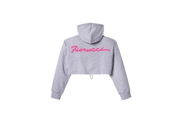 adidas x Fiorucci Cropped Hoodie - Grey adidas x Fiorucci Cropped Hoodie - Grey