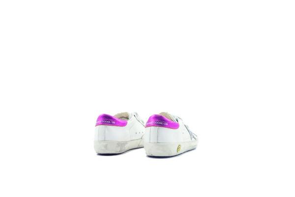 Kids Golden Goose Old School Sneaker - Pink/Glitter Kids Golden Goose Old School Sneaker - Pink/Glitter