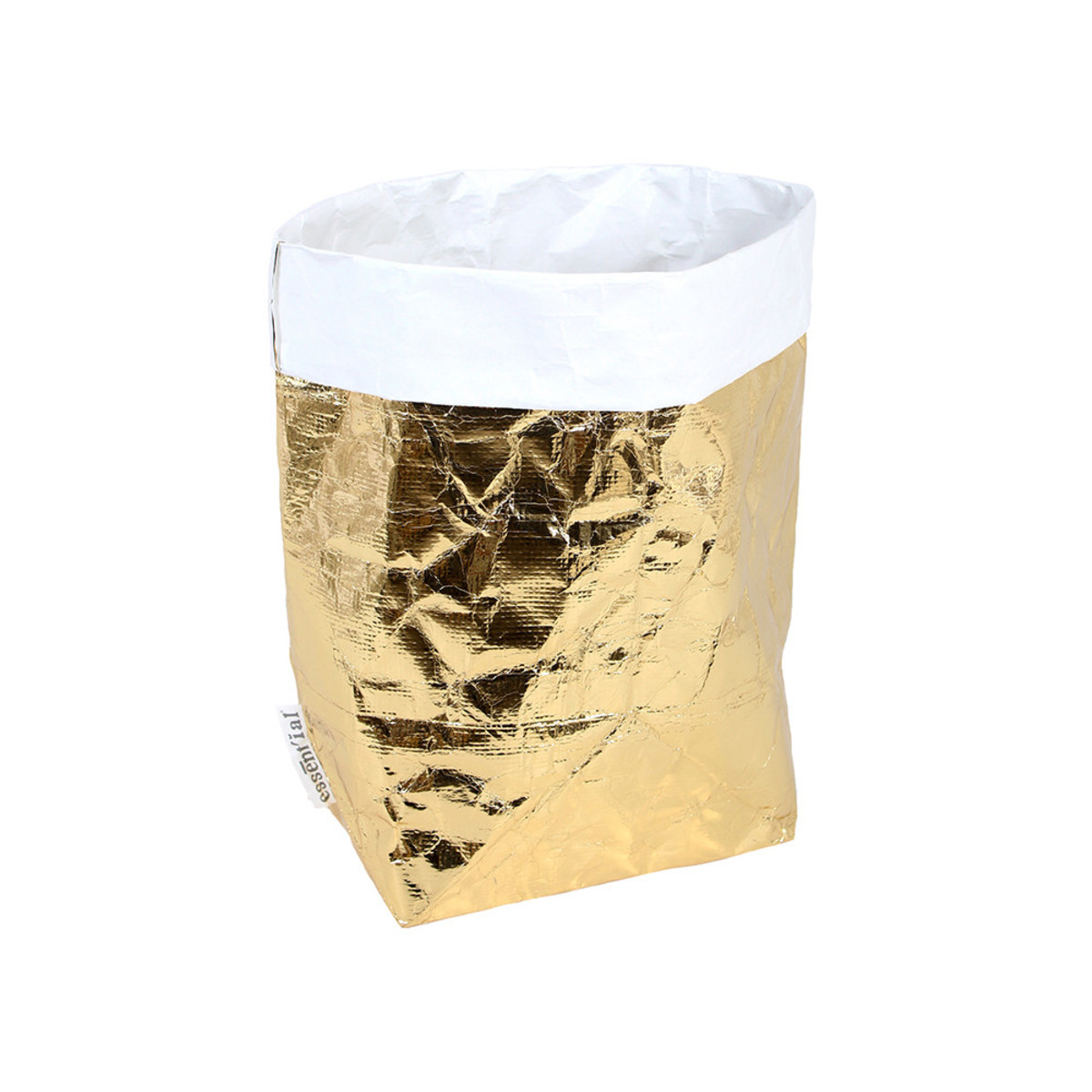Coming Soon Metallic Gold Laundry Bag - Image 1 of 2