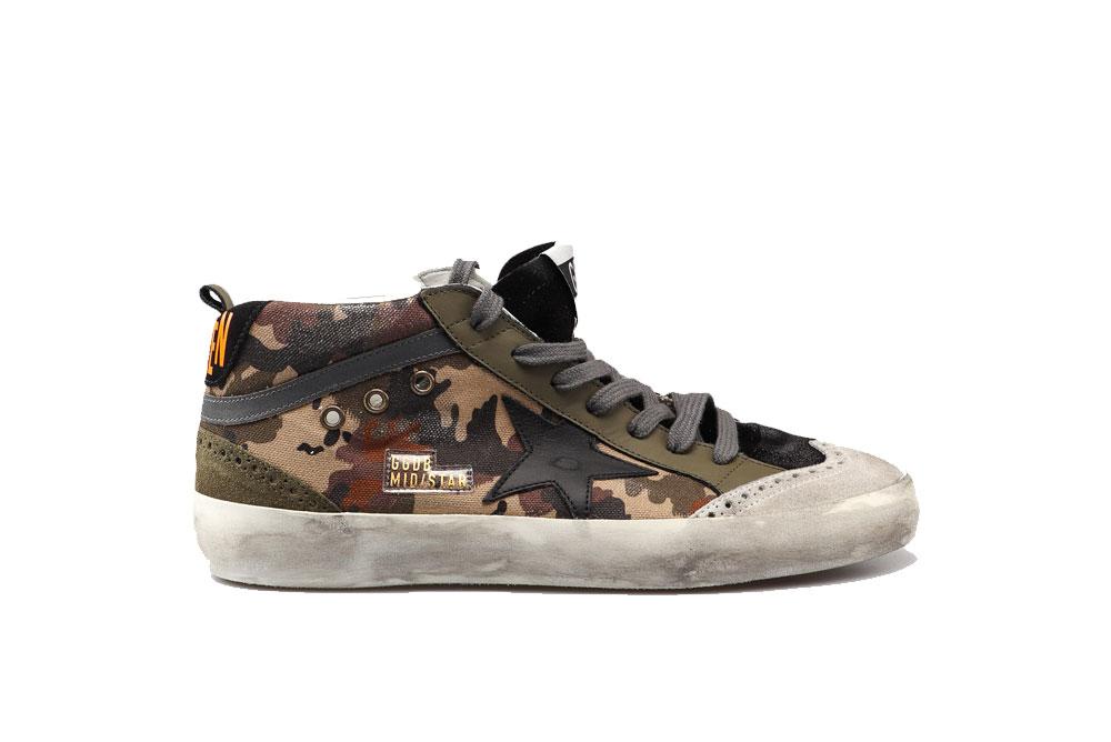golden goose midstar camo