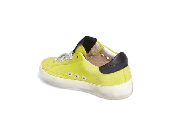 Kids Golden Goose Superstar Suede Sneakers - Green Lime Kids Golden Goose Superstar Suede Sneakers - Green Lime