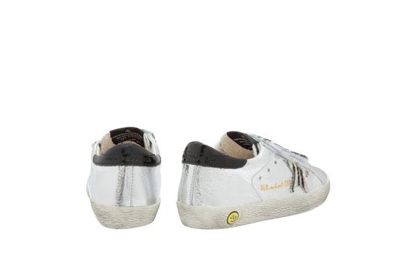 Kids Golden Goose Superstar Leather Sneakers - Old School/Zebra Kids Golden Goose Superstar Leather Sneakers - Old School/Zebra