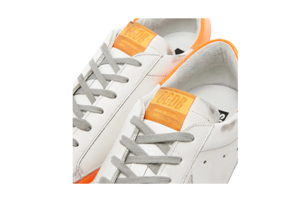 Golden Goose Superstar Sneaker - Metallic Silver/Orange Fluo Golden Goose Superstar Sneaker - Metallic Silver/Orange Fluo