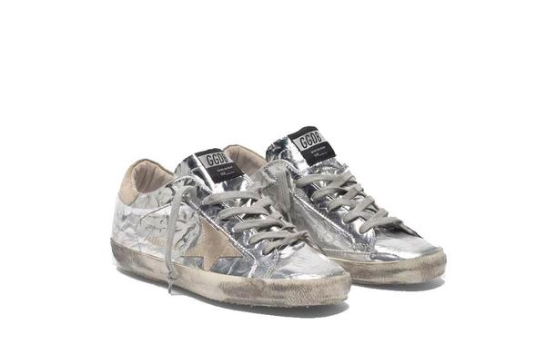Golden Goose Superstar Sneakers - Silver/Ice Star Golden Goose Superstar Sneakers - Silver/Ice Star