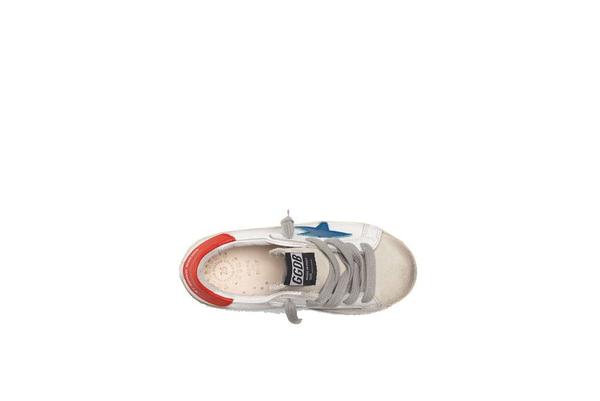 Kids Golden Goose Superstar Leather Sneakers - White Kids Golden Goose Superstar Leather Sneakers - White