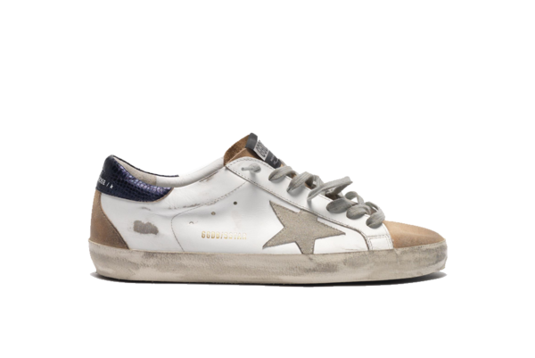 Golden Goose Superstar Sneaker - White/Brown Suede Star Golden Goose Superstar Sneaker - White/Brown Suede Star