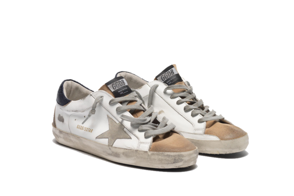Golden Goose Superstar Sneaker - White/Brown Suede Star Golden Goose Superstar Sneaker - White/Brown Suede Star
