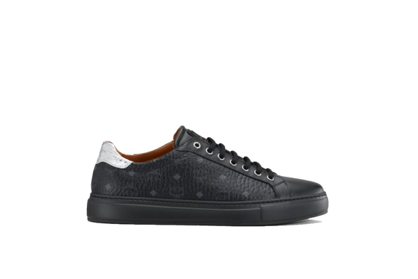 MCM Low Top Classic Court Sneakers - Visetos Black MCM Low Top Classic Court Sneakers - Visetos Black