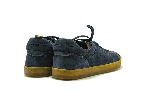 Officine Creative Oliver Blue Print Karma Sneaker - Blue Officine Creative Oliver Blue Print Karma Sneaker - Blue