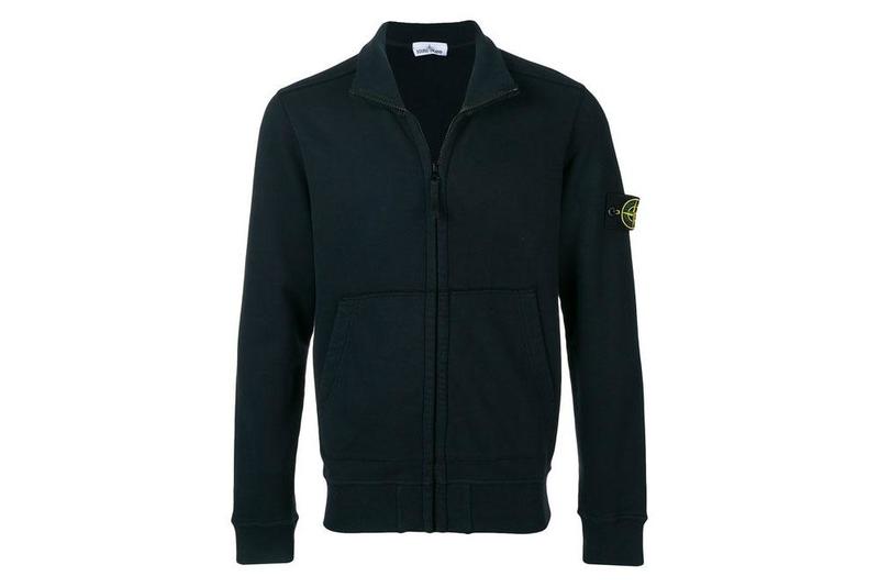 Stone Island Zipped Sweatshirt Navy 691561620.V0020 | Garmentory