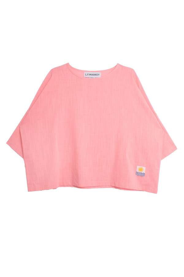 L.F.Markey Basic Linen Top - Pink L.F.Markey Basic Linen Top - Pink